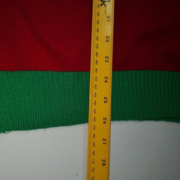 Happy Holidays Ladies Size large Straight Loose Fit Christmas Sweater - Picture 11 of 11